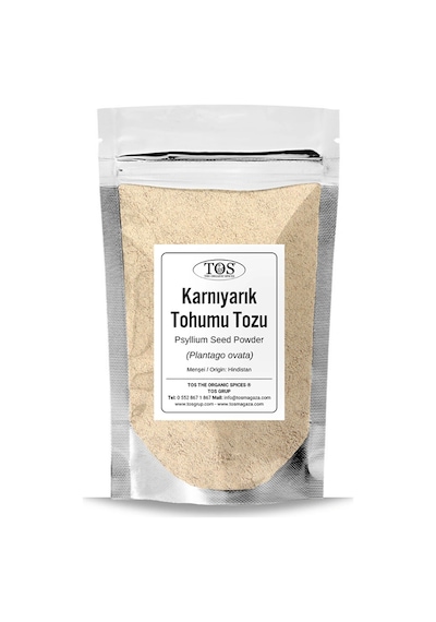 Tos The Organic Spices Karnıyarık Otu Tohumu Tozu 100 G Plantago Ovata
