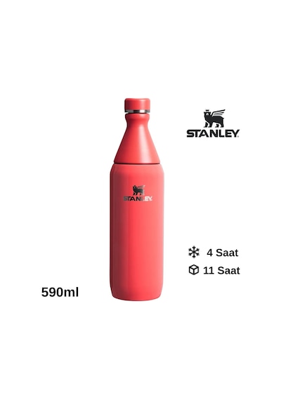 Stanley The All Day Slim Su Şişesi 0.59 L Termos Kamp Matara Mercan