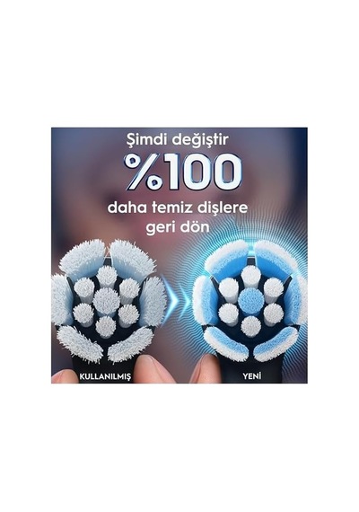 İo Gentle Care Siyah Diş Fırçası Yedek Başlığı 4 Adet