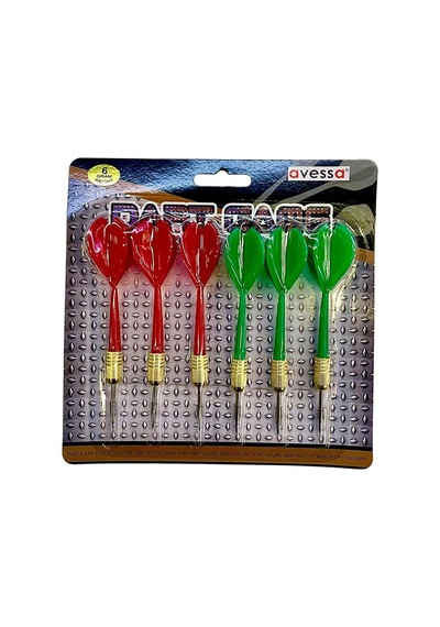 Özel Seri Ok-6x6 Amatör Dart Oku 6 Lı Ofis Eğlencesi Oyun Aksesuarı Nişan Tahtası
