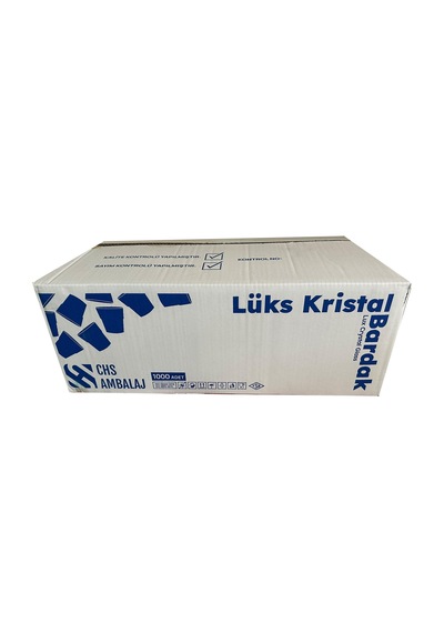 Chs Ambalaj Şeffaf Plastik Kristal Bardak - 180 Cc. - 180 Ml. - 1000 Adet / Koli Şeffaf