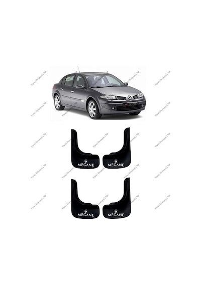 Renault Megane 2 2002-2009 4lü Paçalık, Çamurluk, Tozluk REN1UX008