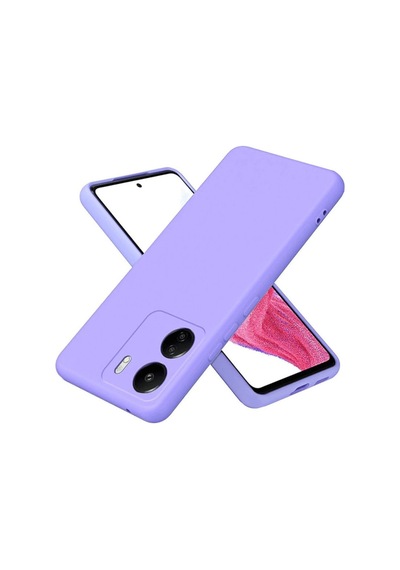 Redmi 13c Kılıf First Silikon - Lila