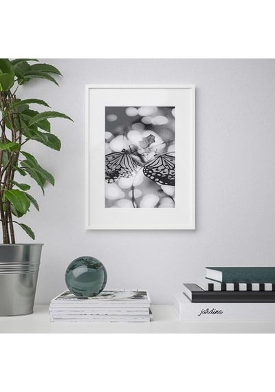 Ikea Lomvıken Beyaz Çerçeve, Beyaz, 30x40 Cm