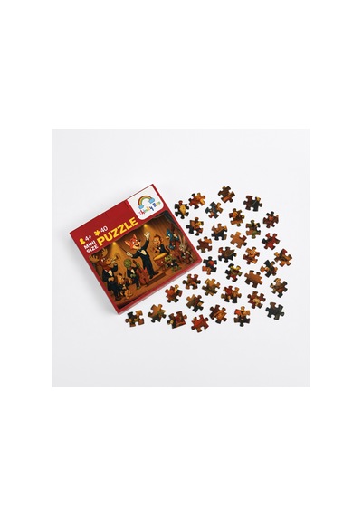 Orkestra Mini Puzzle 40 Parça 3-7 Yaş Eğitici Çocuk Puzzle Yapboz