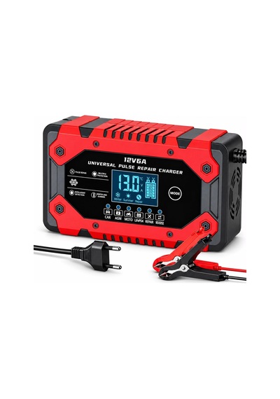 Enshall 12v 6a Akıllı Hızlı Akü Şarj Cihazı