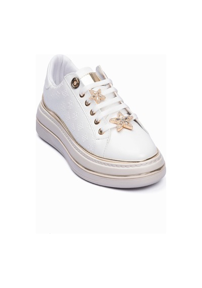 Mubiano Kadın Sneaker Gold Yıldız Detaylı Kalın Tabanlı Spor Ayakkabı Veronica Beyaz Beyaz Mubiano Kadın Sneaker Gold Yıldız Detaylı Kalın Tabanlı Spor Ayakkabı Veronica Beyaz Beyaz