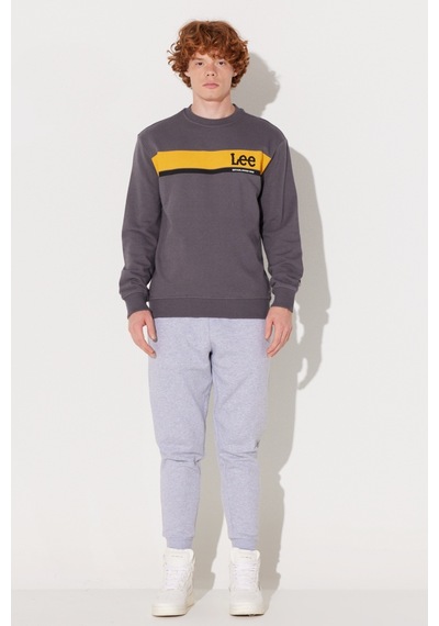 Lee Regular Fit Normal Kesim Bisiklet Yaka Antrasit Sweatshirt L232501003 Antrasit