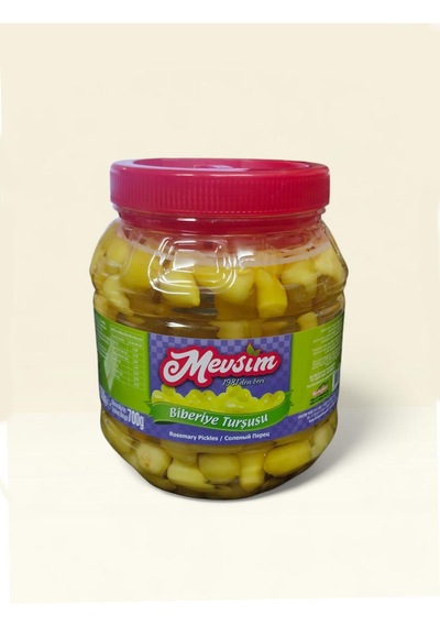 Biberiye Turşusu Net 1350 Gr./süzme Ağırlık 700 Gr