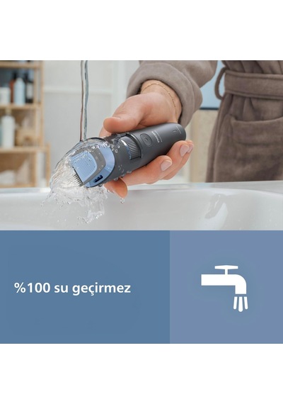 Sakal Düzeltici, 20 Uzunluk, Kendiliğinden Bilenen Bıçaklar, Islak & Kuru Kullanım,bt3617/15