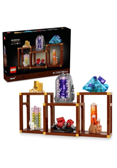 LEGO® Ideas Mineral Koleksiyonu 21362 - Taş Koleksiyoncusu Yetişkinler için Yaratıcı Model Yapım Seti (880 Parça)