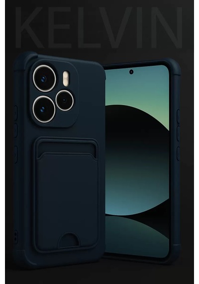 Note 14 4g Kelvin Kartvizitli Silikon - Derin Mor