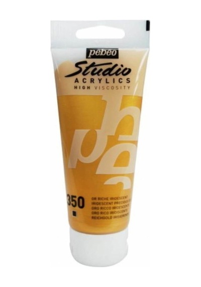 Pebeo Studio 832-350 İridescent Precious Gold 100 ml Akrilik Boya