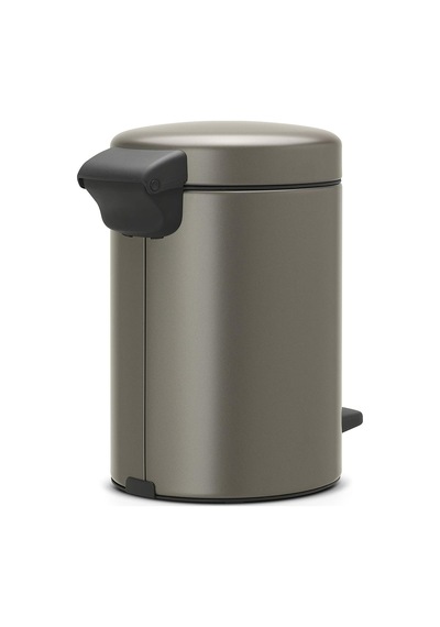 Tret Çöp Kovası, İç Kovalı, Plastik, Çelik, Çelik, Gri Platinum , 3 Liter