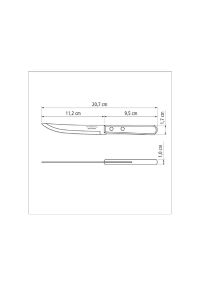 Tramontina Churrasco 22300/405 13cm Biftek-steak Bıçağı Diğer