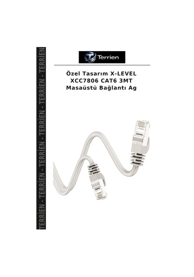 Özel Tasarım X-level Xcc7806 Cat6 3mt Masaüstü Bağlantı Ag