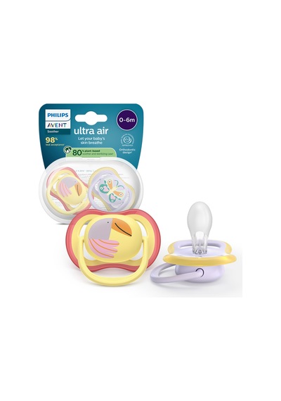 Ultra Air Emzik, Ortodontik, 0-6 Ay, Kız, Scf087/04 Kelebek