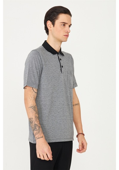 Siyah Polo Yaka T-Shirt