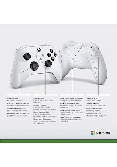 Mıcrosoft Xbox One Kablosuz Oyun Kumandası Merlin White