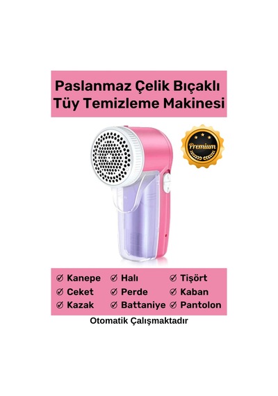Özel Üretim Tiftik Temizleyici Giysi Yenileyici Paslanmaz Bıçaklı Şarjlı Kazak Tüy Toplama Makinesi Çok Renkli