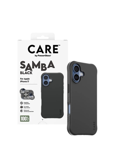 Panzerglass By Care Apple iPhone Uyumlu  17 Samba Magsafe Siyah Kılıf