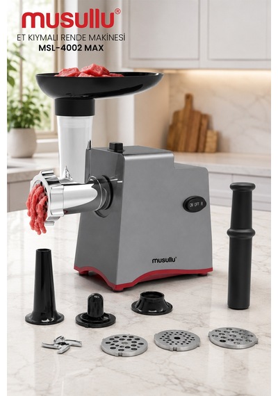 Musullu Msl-4002 Max Et Kıyma Ve Rende Makinesi