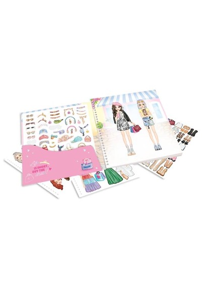 Dress Me Up Alışveriş Turu Kıyafet Çıkartma Defteri Çok Renkli