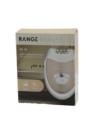 Range Beauty Re-18 Epilasyon Cihazı Epilatör 2 Kademe Hız Usb Şarjlı 50dk