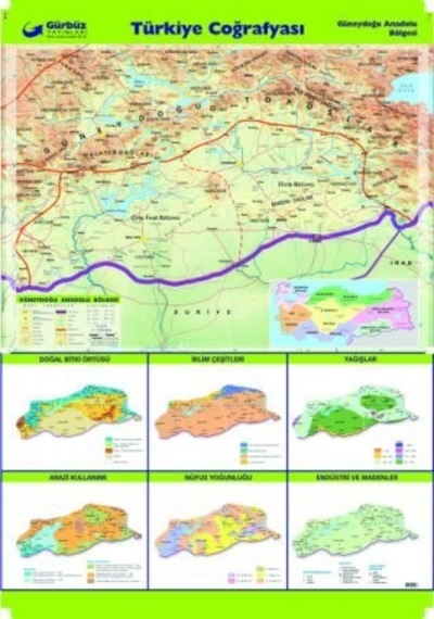 Güneydoğu Bölgeler Haritası