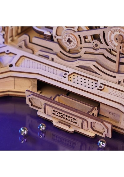 Rokr Egc01 Gear Ball Challenge Dıy Minyatür Maket Model Seti Ahşap 3d Wooden Puzzle 3d Model Kit Detaylı Dekoratif Hobi Seti Ahşap Maket