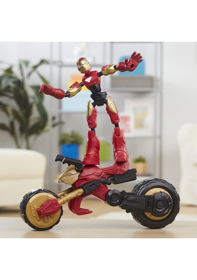 Avengers Bend & Flex Iron Man ve Motosikleti