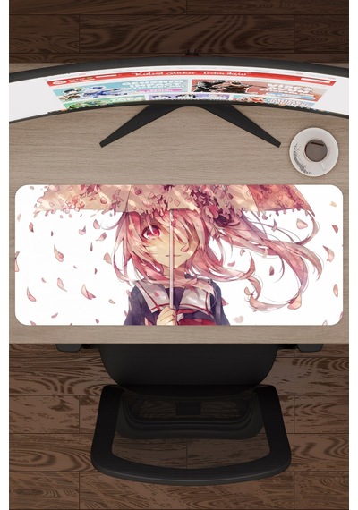 Mirai Nikki Anime V4 - 70x30 Xl Gaming Kauçuk Kaymaz Taban Mouse Pad Fare Altlığı