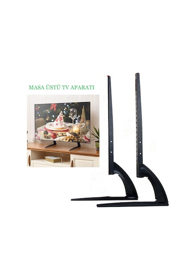 Evrensel Masaüstü Tv Standı Lcd Led Ayarlanabilir Sabit Ekran Tv