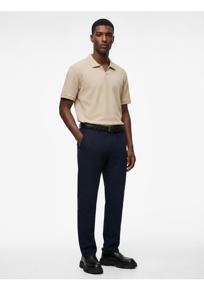 Koton Viskon Karışımlı Cepli Slim Fit Kumaş Pantolon Lacivert 6sam40079hw