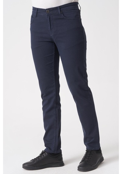 White Stone Fortaleza J2503 Slim Fit Mrv Pamuklu Jean Pantolon 5 Cep Lacivert