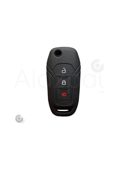 Ford Mondeo Kuga Focus Fiesta Puma Ranger Ecosport B Max C Max S Max Silikon Anahtar Kılıfı Siyah
