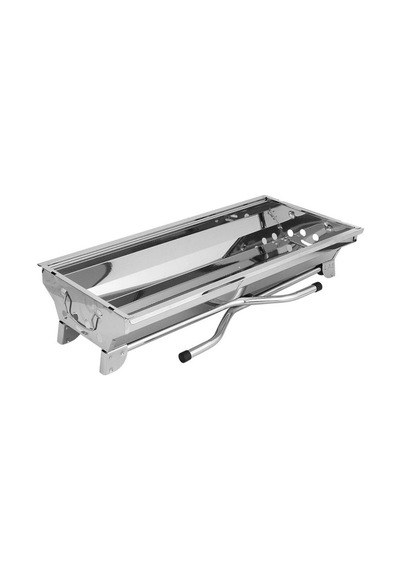 Madfox Grillmate Portatif Katlanır Bbq Mangal Silver Çok Renkli