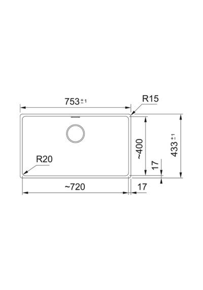 Franke Mrg 110-72 Granit Evye, Oyster, Tezgahaltı, Tek Hazne, 72x40 Cm Kahverengi