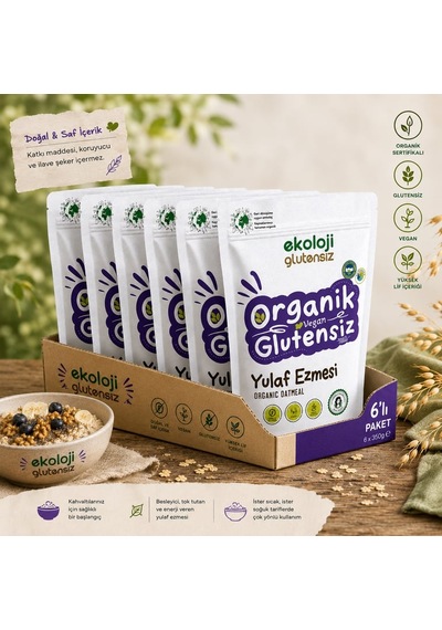 Organik Yulaf Ezmesi 6'lı 4'li Paket