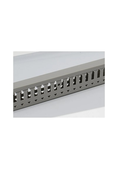 Cwd 4040g 40x40mm 6mm Ral 7030 Gri Delikli Kablo Kanalı Çetinkaya Pano 10 Metre