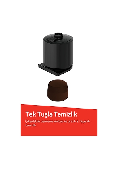 Arzum OK0047 Okka Barista Compact 1400 W Süt Hazneli 15 Bar Basınçlı Otomatik Espresso Makinesi