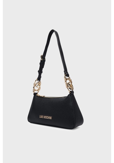 Love Moschino Logolu Ayarlanabilir Askılı Çanta Bayan Çanta Jc4007pp1plb0000 Siyah