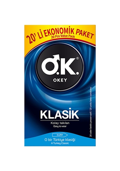 Okey Prezervatif Klasik 20'li