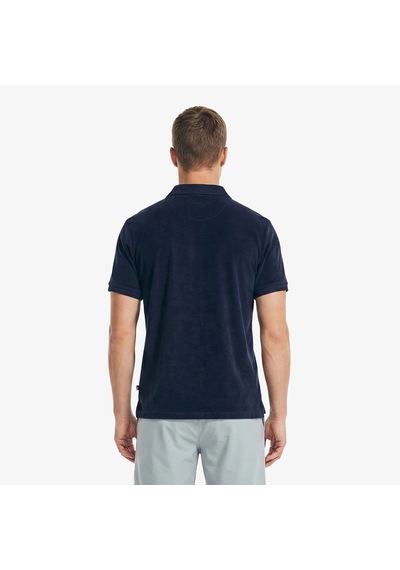 Nautica Erkek Lacivert Regular Fit Havlu Polo Yaka T-shirtdüzk65351t