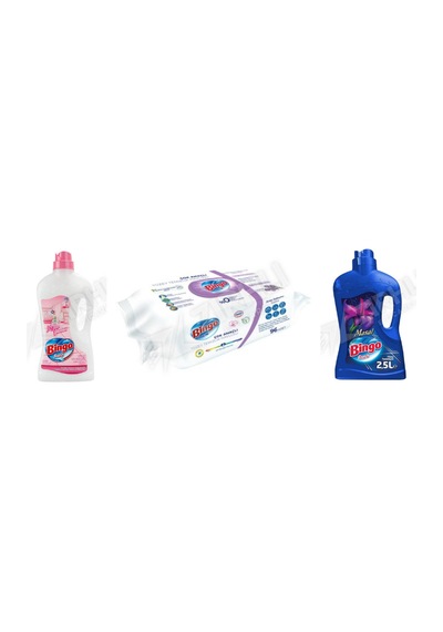 Bingo Yüzey Tem. Fresh 2.5 Lt + Yüzey Tem.havlusu 96'lı + Yüzey Tem. Fresh 2.5 Lt 3'lü Set Diğer