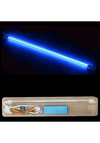 Mavi Neon Floresan Lamba Sesli Aktivasyonlu Soğuk Katotlu Neon Lamba