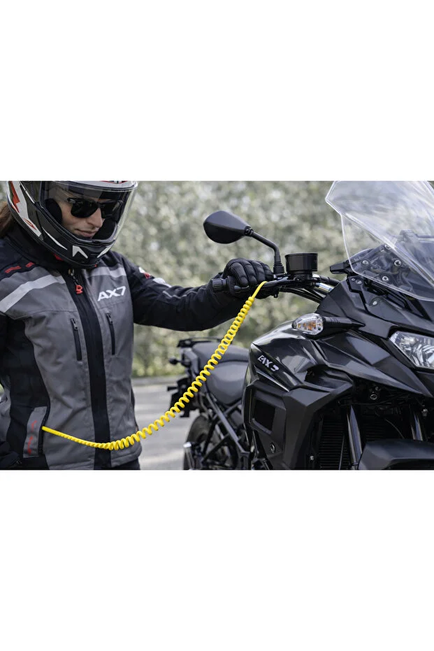 Hatırlatma Halatı & Kablosu Bisiklet, Motosiklet Ve Elektrikli Araçlar İçin Sarı