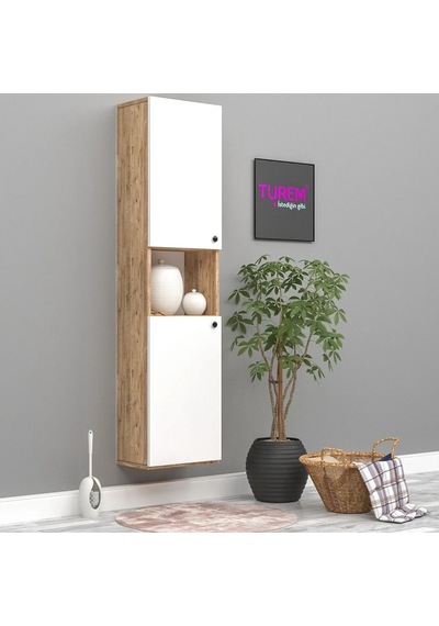 Havai Çok Amaçlı Banyo Dolabı Mdf Siyah Havai Çok Amaçlı Banyo Dolabı Mdf Siyah
