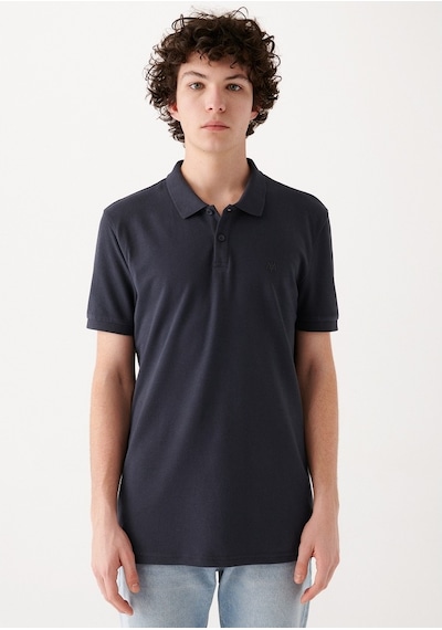 Mavi - Lacivert Polo Tişört 8804328417 - 546002138 Lacivert