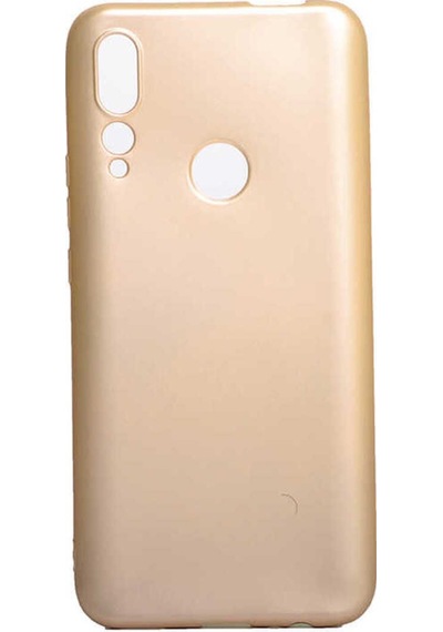 Huawei Y9 Prime 2019 Kılıf Zore Premier Silikon Kapak Gold